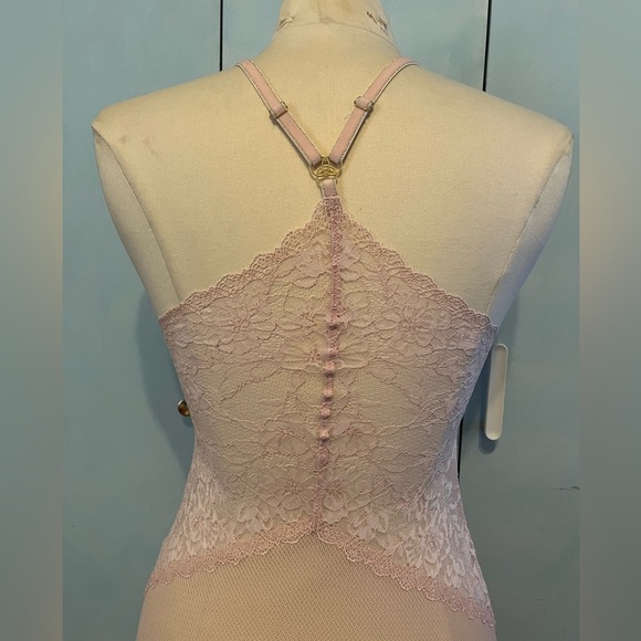 b.tempt’d by Wacoal Lace Encounter Pink Rose Smoke Chemise - Picture 7 of 13